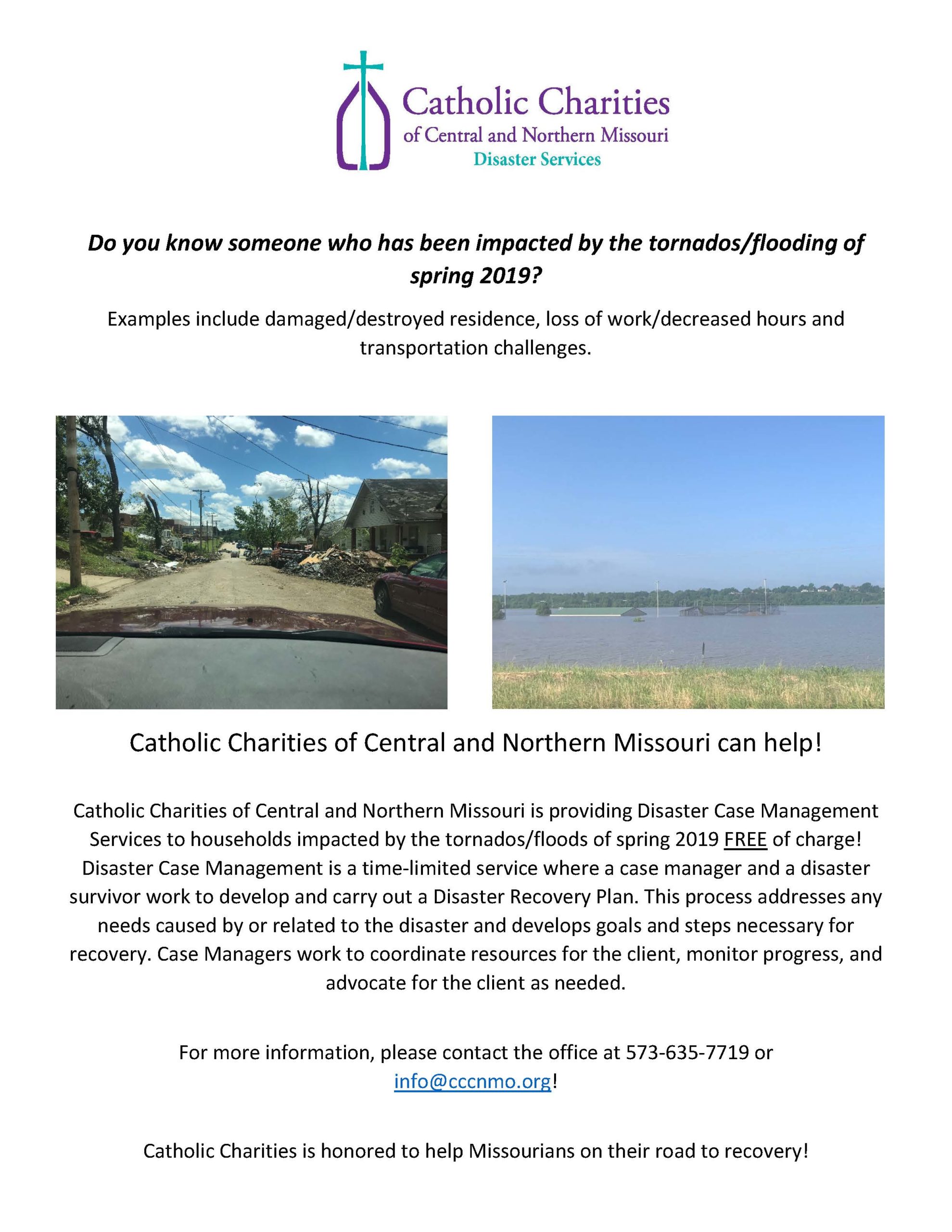 Disaster Outreach Flyer